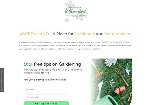 AGreenHand: Lawn Care - Soil Care - Plant Care