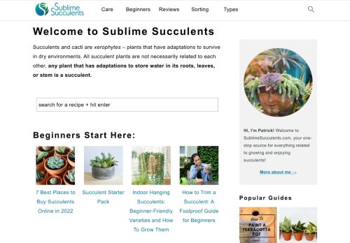 Home - Sublime Succulents