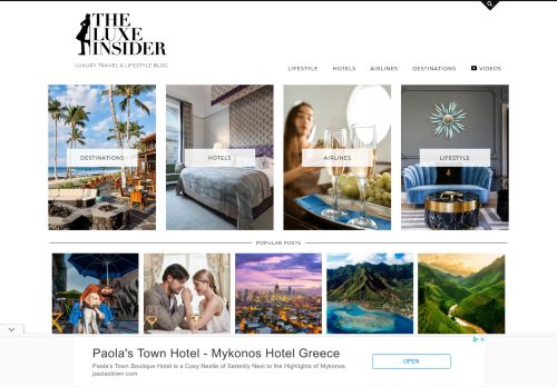 The Luxe Insider - Luxury Travel & Lifestyle Blog
