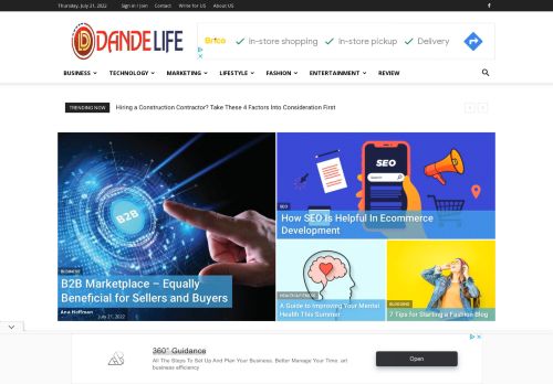 Dandelife - Business, Life, Tech, Travel, Education Blog