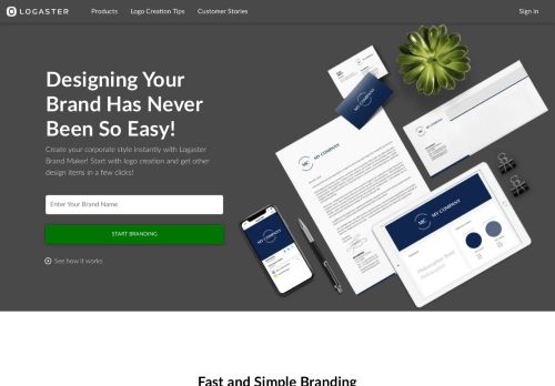 Create Your Logo and Corporate Identity for Free Online | Logaster
