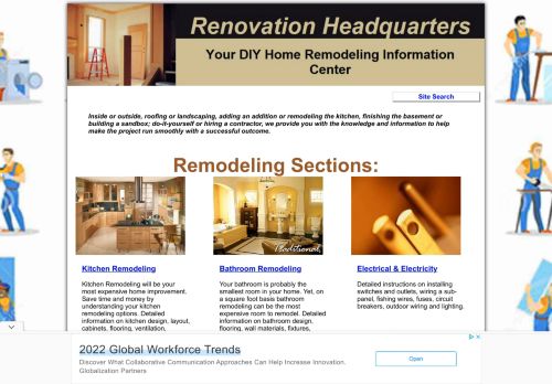 Renovation Headquarters - DIY Remodeling, Home Improvement & Renovation Information