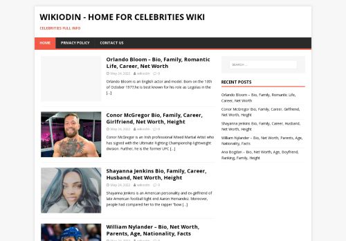 Wikiodin - Home for celebrities wiki -
