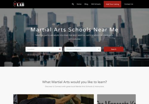 Martial Arts Schools Near Me - Martial Arts Lab