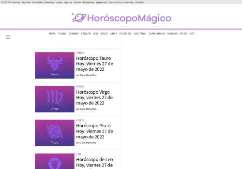 HorÃ³scopo MÃ¡gico: el HorÃ³scopo Diario gratis y mÃ¡s fiable del mundo