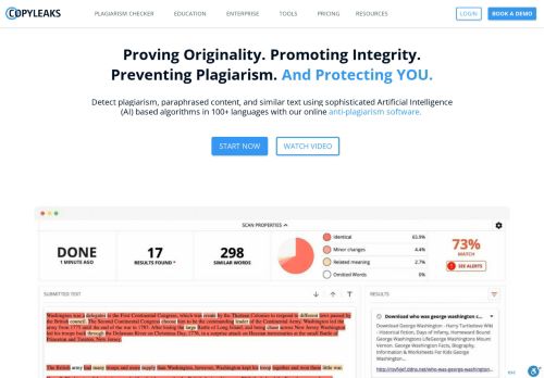 Copyleaks Plagiarism Software, Discover Anti-Plagiarism Software Online
