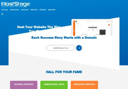 HostStage – Hosting Services Designed For Digital Marketers
