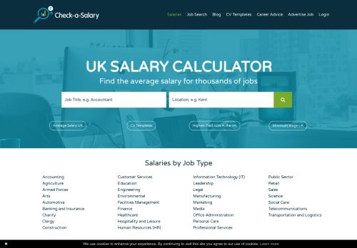Check-a-Salary | UK Jobs & Salary Calculator
