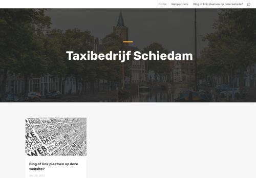 Taxibedrijf Schiedam – Alles over vervoer en innovatie!