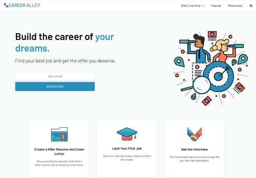 
        	CareerAlley - Career advice, Resume Support and Job Search		