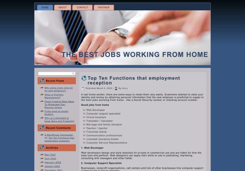 The Best Jobs Working From Home
