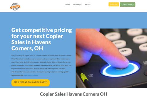 Copier Sales Havens Corners Ohio | Office Equipment Supplier Havens Corners OH
