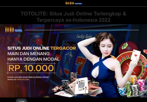 TOTOLITE: Situs Judi Online Terlengkap & Terpercaya se-Indonesia 2022
