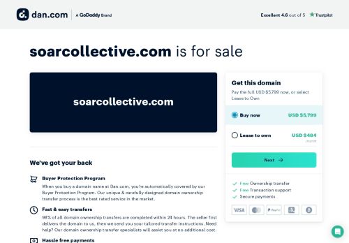 The domain name soarcollective.com is for sale | Dan.com