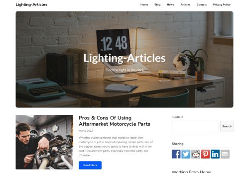 Lighting-Articles – Find the light in the dark
