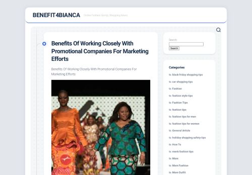 BENEFIT4BIANCA - Online Fashion & Shopping News
