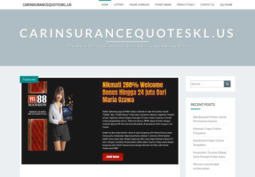 carinsurancequoteskl.us - The Best Original Money Slot Online Gambling Site