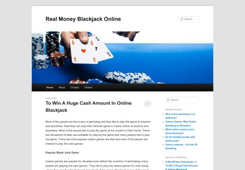 
Real Money Blackjack Online	