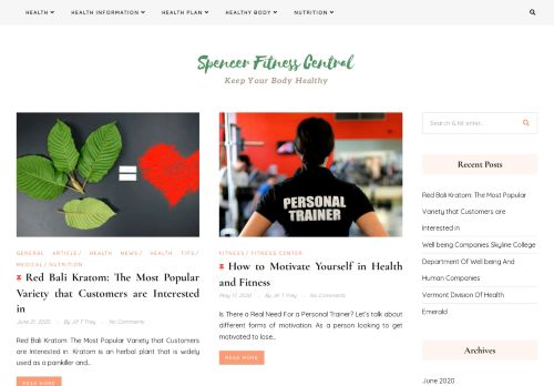 Spencer Fitness Central - Keep Your Body Healthy