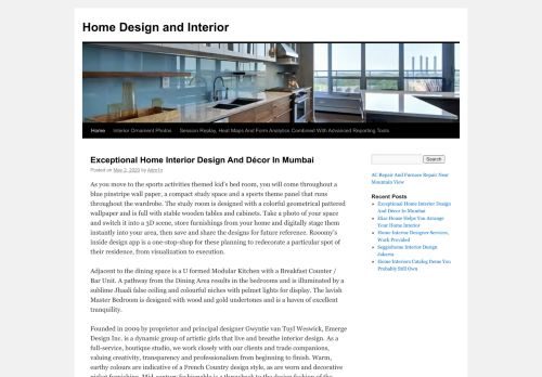 
Home Design and Interior	