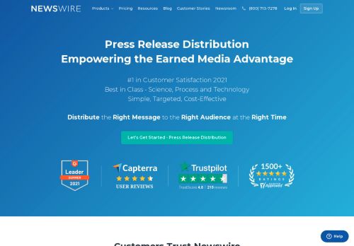 
                    Newswire :) Press Release Distribution Empowering the Earned Media Advantage            