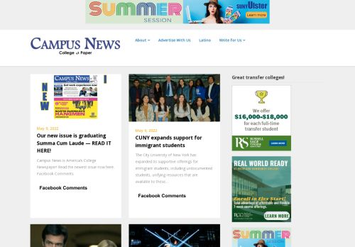 Campus News – A popular newspaper that hits 37 colleges in the Northeast!