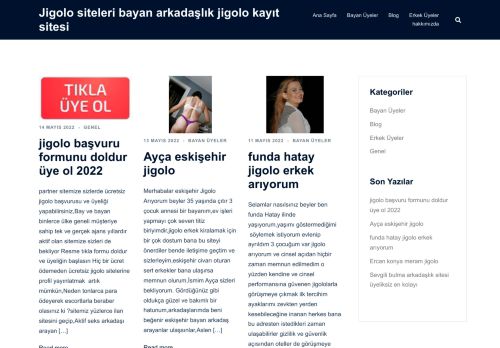 Jigolo Sitelerine Ba?vuru Yap ücretsiz - Jigolokayitci.com
