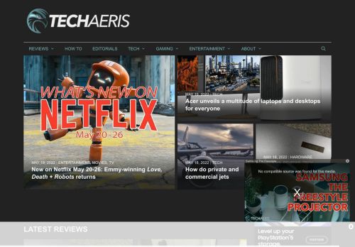 Techaeris: Tech and Gaming News and Reviews