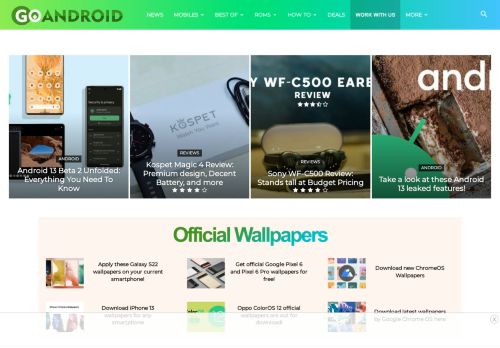 GoAndroid – Android News, Wallpapers, Root, Unlock Bootloader and Flash ROMs - GoAndroid