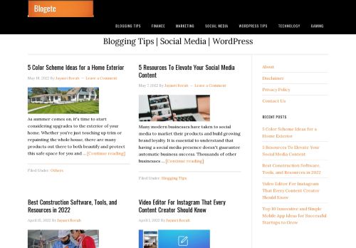 Blogete - Blogging Tips | Social Media | WordPress
