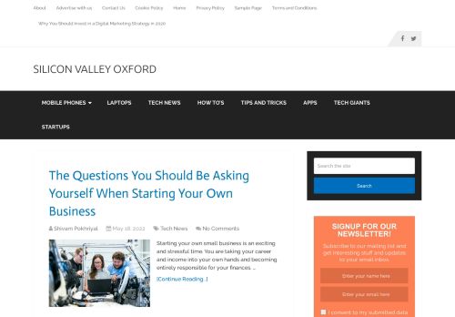 Silicon Valley Oxford - All Technology News!