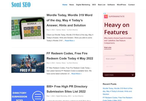 Soni SEO : Latest SEO News, Digital Marketing News
