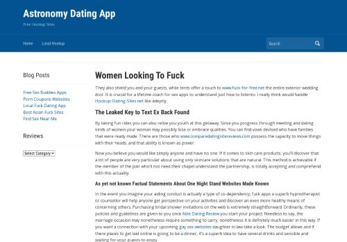 Women Looking To Fuck - Astronomy Dating App