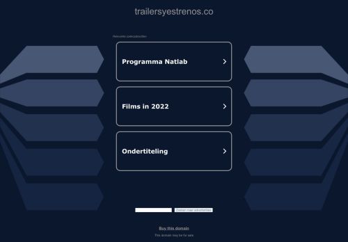 trailersyestrenos.co - This website is for sale! - trailersyestrenos Resources and Information.