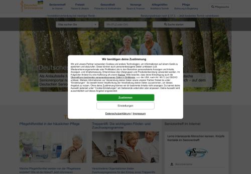 Portal für Senioren, Community & Ratgeber für Produkte, Dienstleister und Pflegeinrichtungen