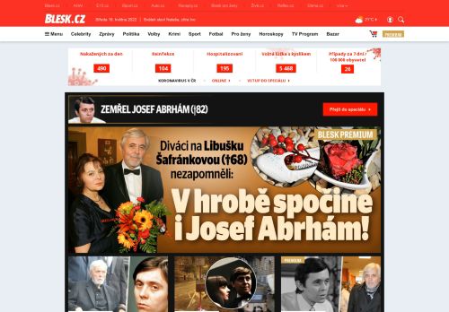 Blesk.cz - zprávy, celebrity, sport, zábava