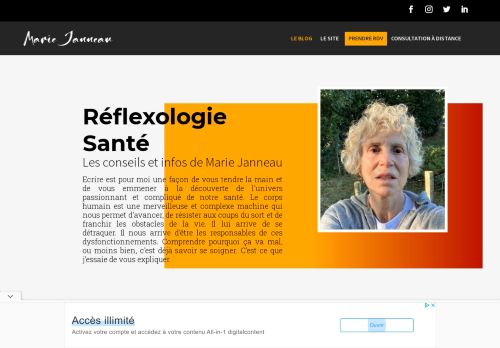 Réflexologie Santé - Les infos de Marie Janneau Réflexologue à Bayonne