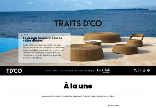Habitat, déco, design : Traits D’co Magazine oriente vos projets