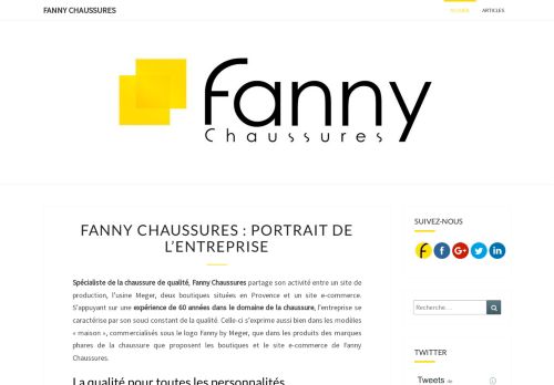 Accueil - Blog des marques de Fanny Chaussures