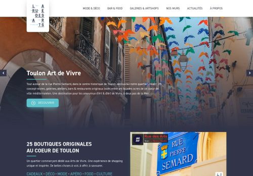 La Rue Des Arts - Le Quartier des Arts de Vivre à Toulon
