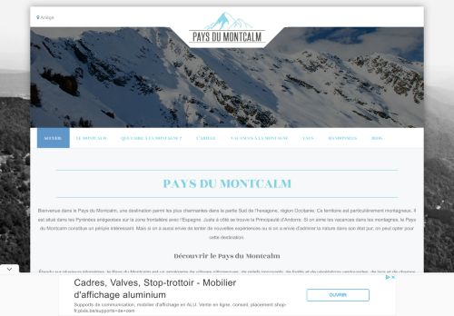 Pays du Montcalm | Vacances à la montagne Ariege | Massif des Pyrénées