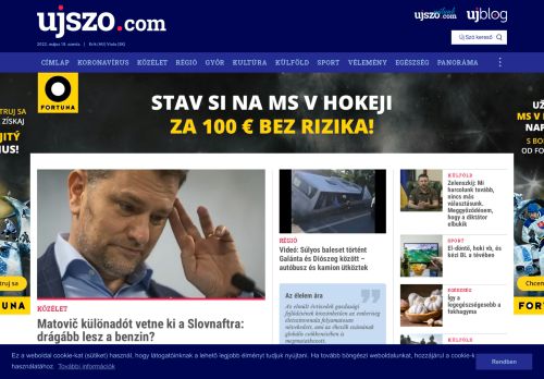 Új Szó | A szlovákiai magyar napilap és hírportál