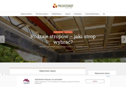 Portal Budowlany - Projektoskop.pl | Budujemy i Remontujemy