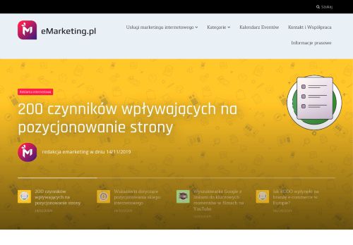 Pozycjonowanie stron internetowych, reklama internetowa, social media Pozna? | eMarketing.pl