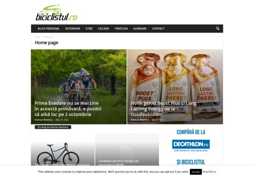 Home page * Biciclistul blog