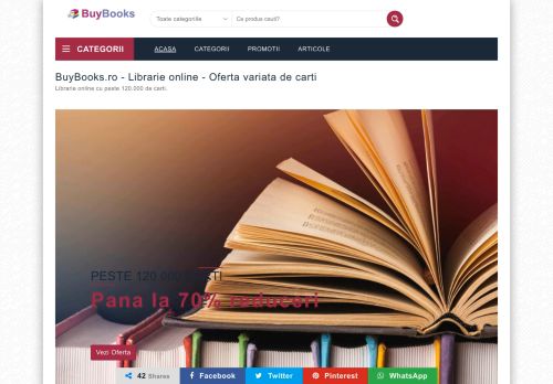 BuyBooks.ro - Librarie online - Oferta variata de carti