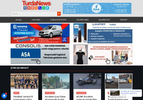 TurdaNews - Cel mai citit site în Turda ?i Câmpia Turzii