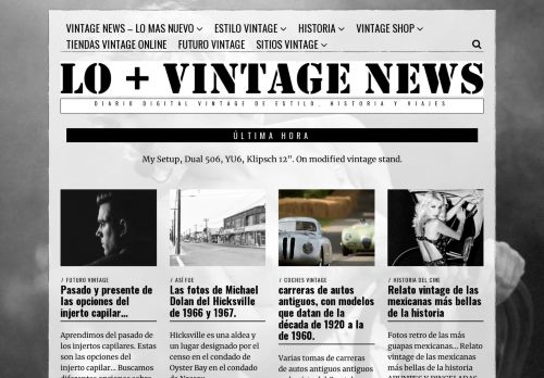 LO + VINTAGE NEWS - DIARIO DIGITAL VINTAGE DE ESTILO, HISTORIA Y VIAJES