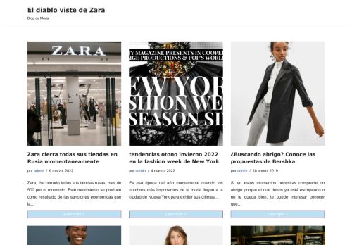 El diablo viste de Zara - Blog de Moda