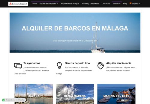 ? Alquiler de barcos en Málaga?desde 75 euros?